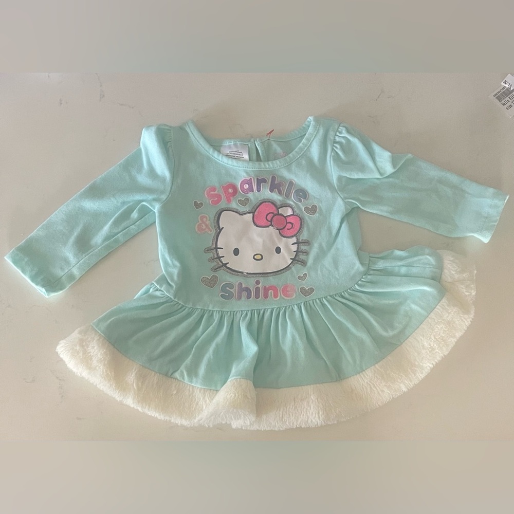Sparkler shine hello kitty long sleeve shirt.